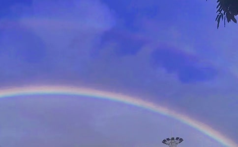 彩虹雨作文300字