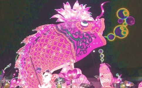 懷念兒時鬧花燈散文