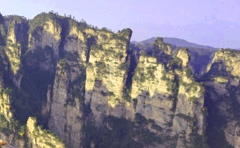 冬天的張家界作文